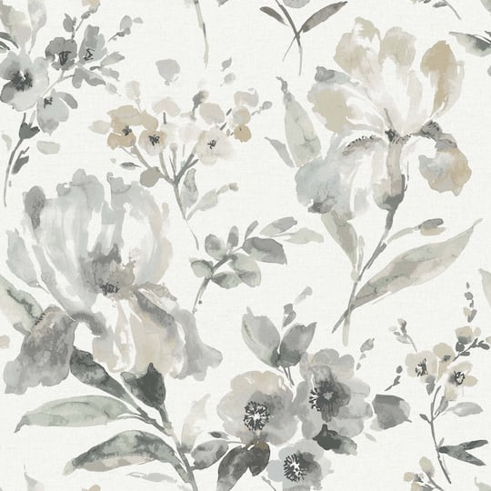 RoomMates Gray Iris Peel & Stick Wallpaper | 20.5" x 18ft | Michaels®